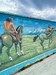 Paragonia Puerto Natales street mural