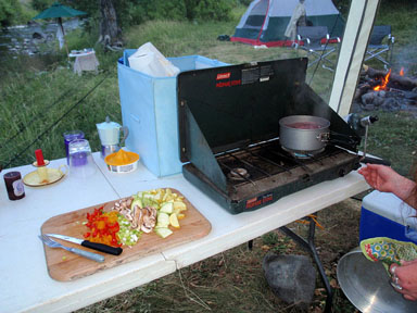 Camp supper