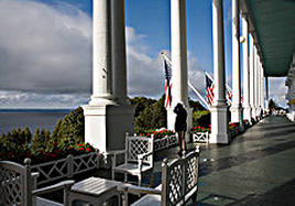 Mackinac Island Grand Hotel porch