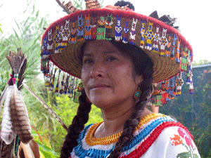 Huichol woman