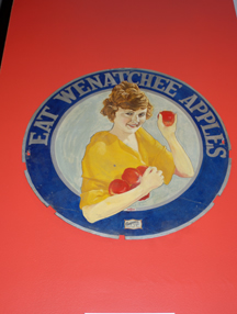 Eat Wenatchee apples poster