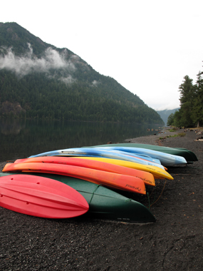 Lake Crescent rental kayaks
