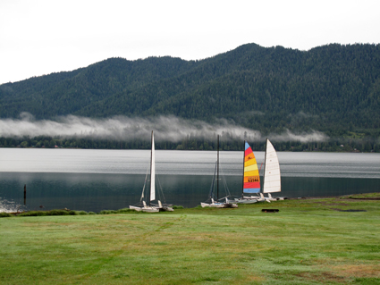Lake Quinault Lodge rental sailboats