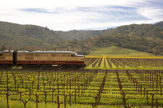 Napa Valley Wine Train Engine 73