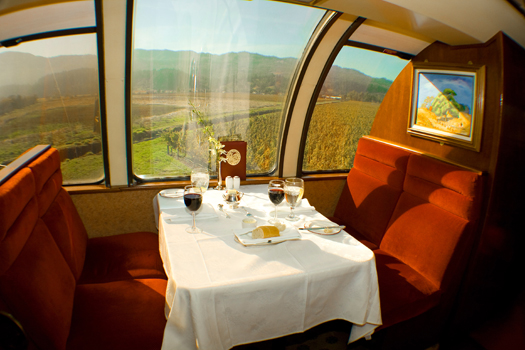 Napa Valley Wine Train dome car