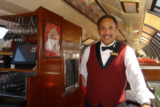 Napa Valley Wine Train waiter Gerard