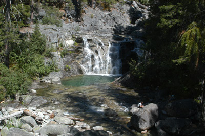 Lower Falls on the Canyon Creek Trail