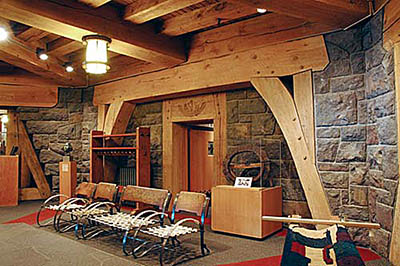 Timberline Lodge lobby