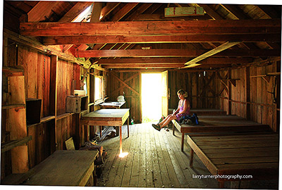 Oregon, Brenda in the Nye cabin