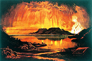 Mt. Tarawera eruption