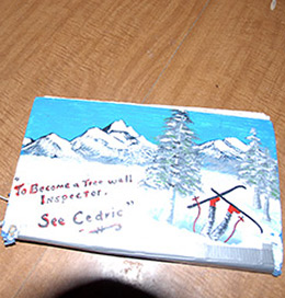 Rossland BC x-ski artwork