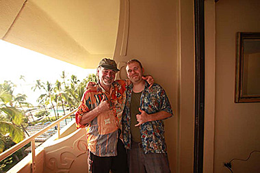 Hawaii Big Island author and son
