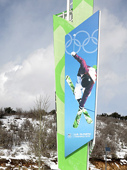 Park City Olympics banner