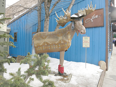 Park City moose sculpture