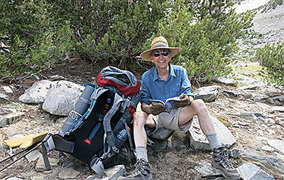 John Underwood on the John Muir Trail