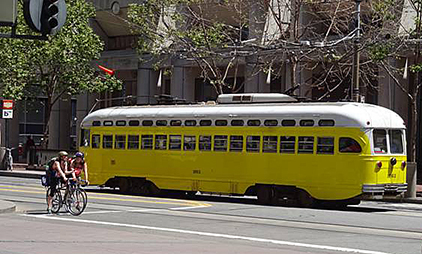 San Francisco Market Street streetcar