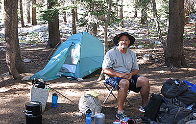 Camping at Deer Meadow on the John Muir Trail