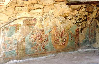 Mexico, Mayapan Room of the Frescos
