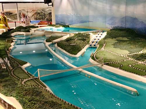 Model of Three Gorges Dam and Power Plant