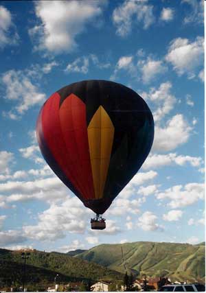 Hot air balloon, Parrk City, Utah