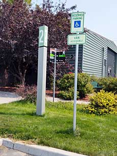 Wood River accessible parking signs