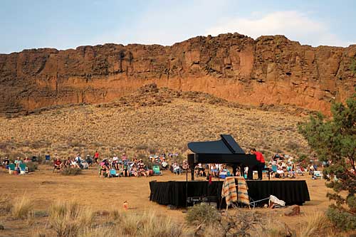 Fort Rock "In a Landscape" concert