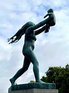 Gustav Vigeland sculpture Motherhood, Oslo, Norway