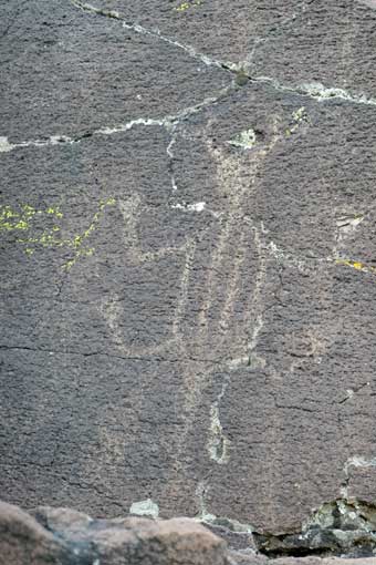 Hart Mountain National Antelope Refuge, Oregon, petroglyph