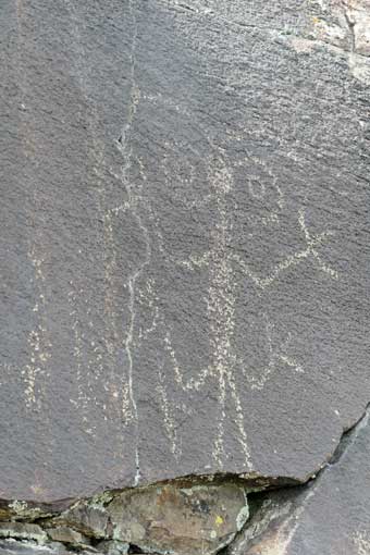 Hart Mountain National Antelope Refuge, Oregon, petroglyph