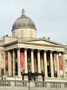 National Gallery on Trafalgar Square, London