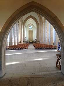Guildford Cathedral offers a more modern atmosphere.