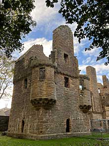 The remains of The Earl’s Palace in Kirwall, Scotland