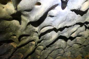 Lava Beds National Monument, wondrous shapes in many caves