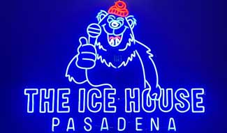 Pasadena Ice House comedy club sign
