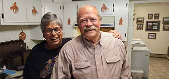 Friends Cynthia and Andy