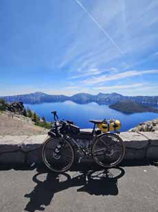 Bike Oregon, loaded bike