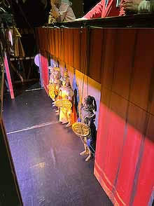 Backstage at The Puppet Theatre of Siracusa