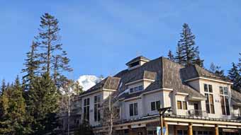 Mount Hood view from Downtown Government Camp