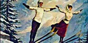 Soaring on snow