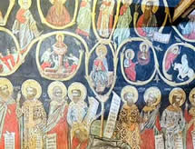 The interior of Arbanasi’s Orthodox Church of the Nativity of Christ