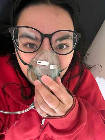 Getting Oxygen in Bolivian hospital