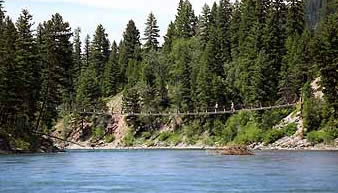 Montana South Fork Suspension Bridge
