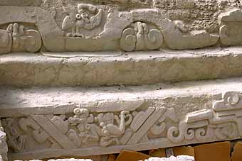 El Mirador central acropolis aguada frieze