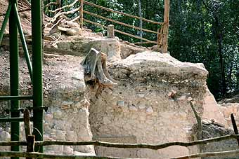 El Mirador central acropolis aguada wall